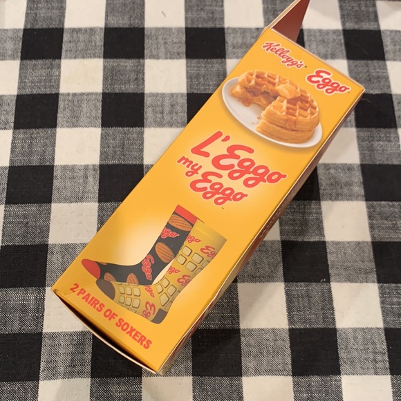 Men’s SWAG Kellogg’s Eggo 2-Pairs of Soxers - Picture 2 of 4